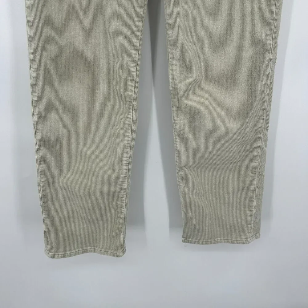 ROLLA'S Women's Light Sage Green Corduroy High Rise Straight Leg Jeans Pants 28 - Picture 5 of 8